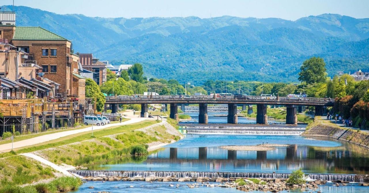 鴨川 栄の屋 Kamo River Machiya Halo House Kyōto Exterior foto